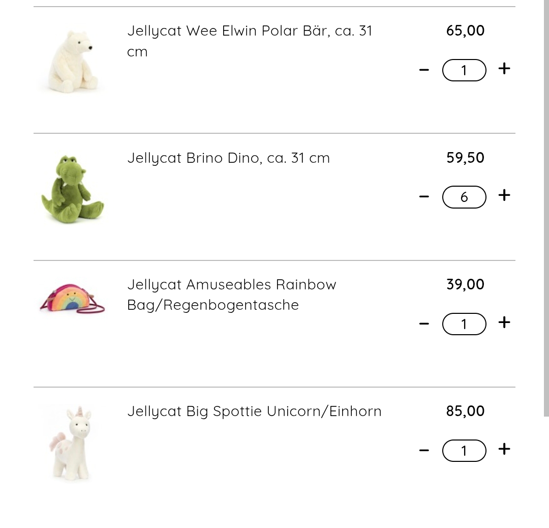 Jellycat Mix