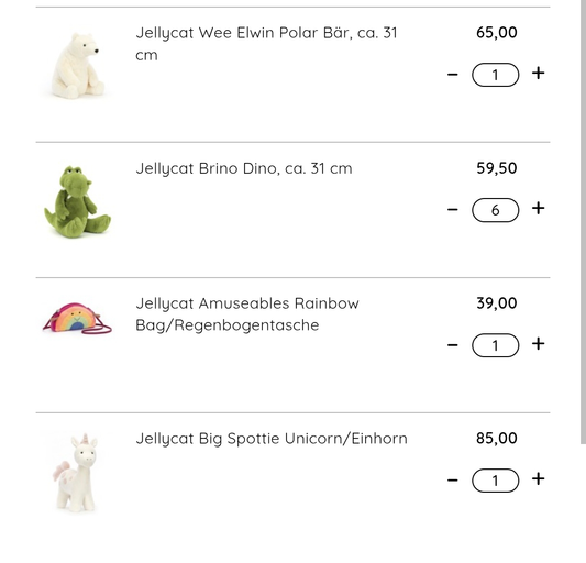 Jellycat Mix